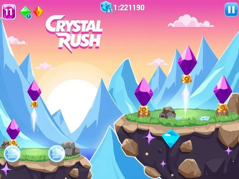 Crystal Rush Gameplay Screenshot